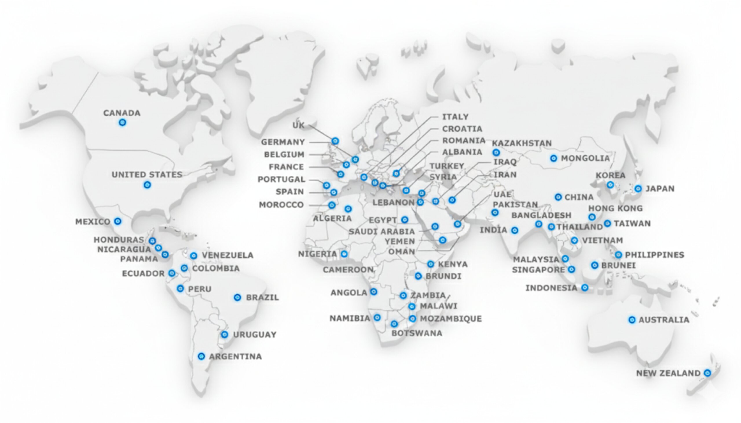 Centron Global Network Map