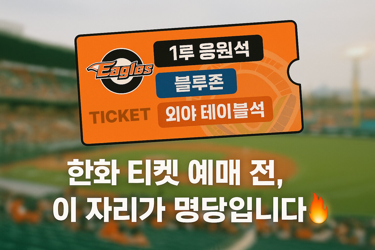 best seats for hanwha eagles ticket