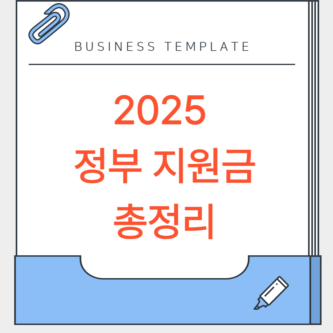 2025 정부지원금