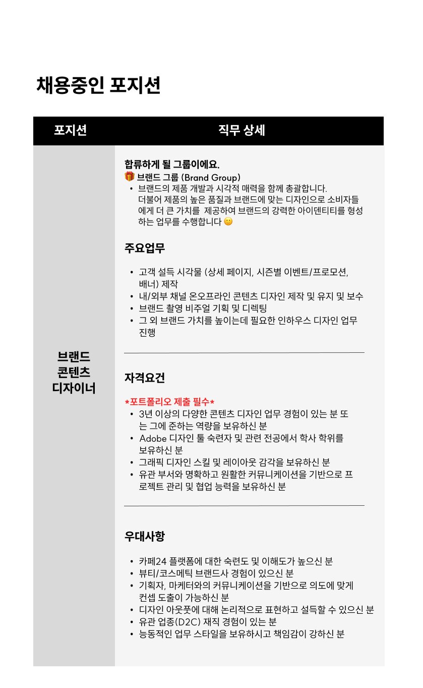 [바이트랩] 브랜드 콘텐츠 디자이너 채용